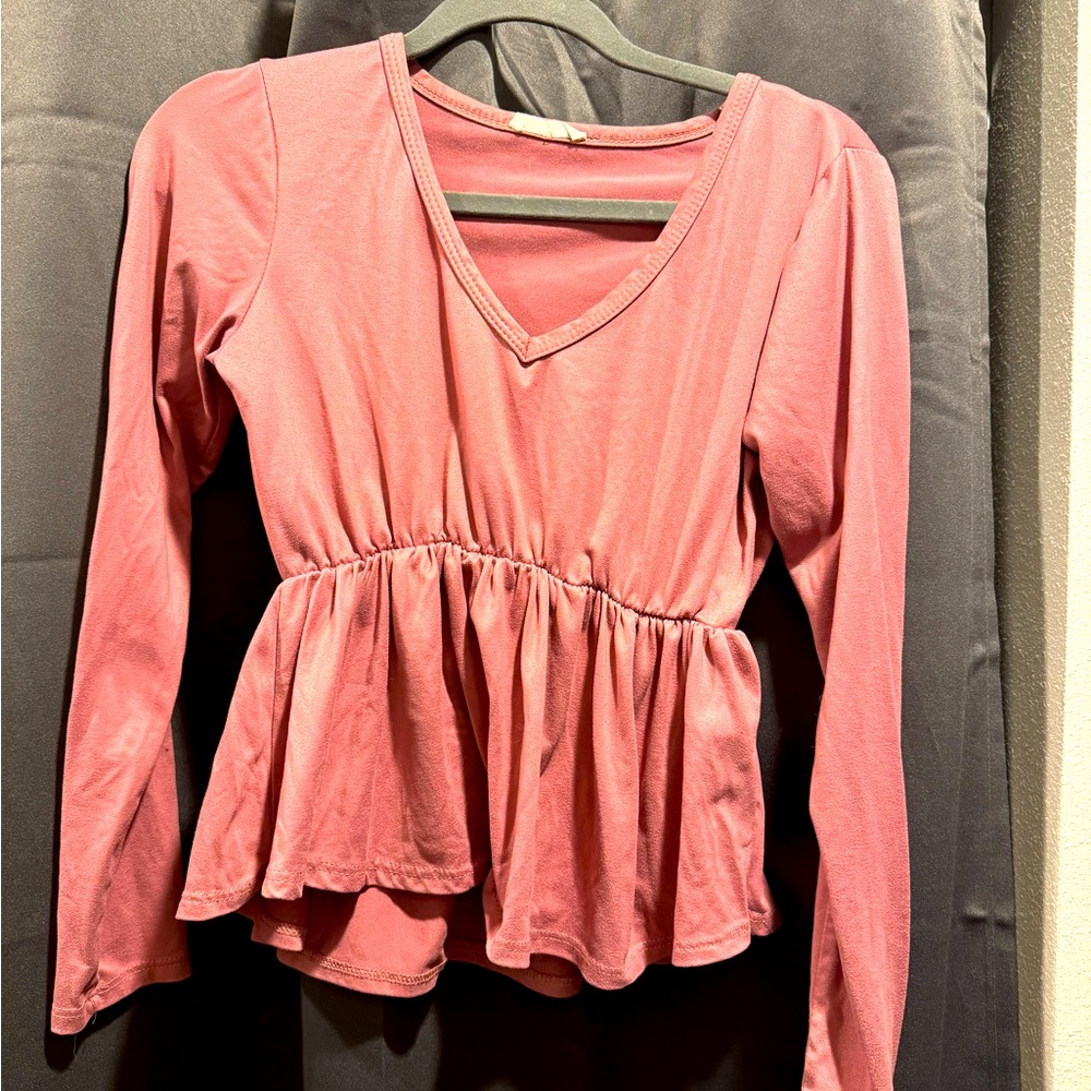 Olivia Rose size 10 top mauve color